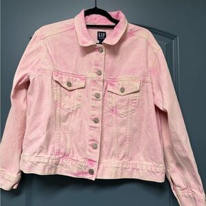 GAP Women's Light Pink Jean Jacket